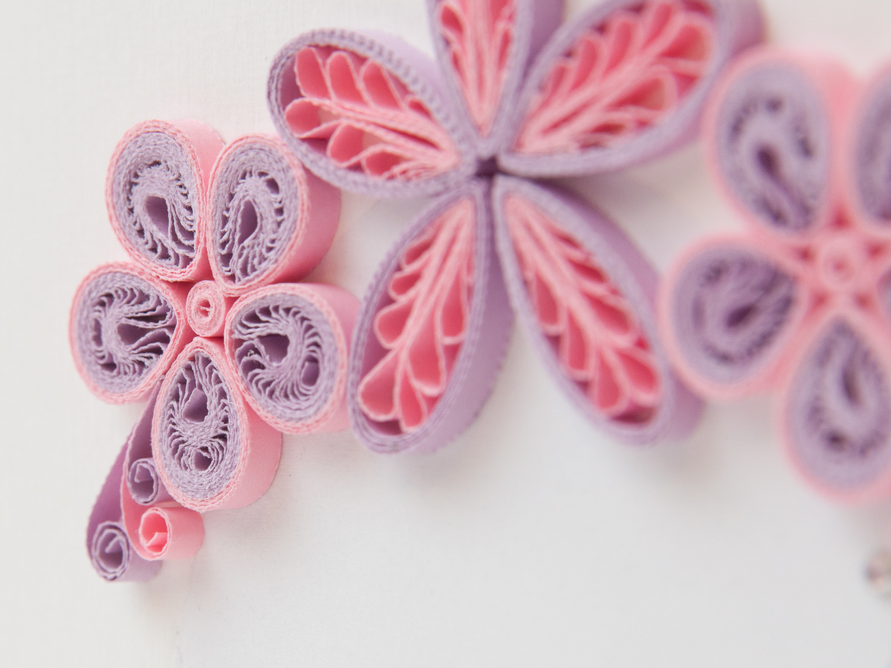 flowers quilling birthday