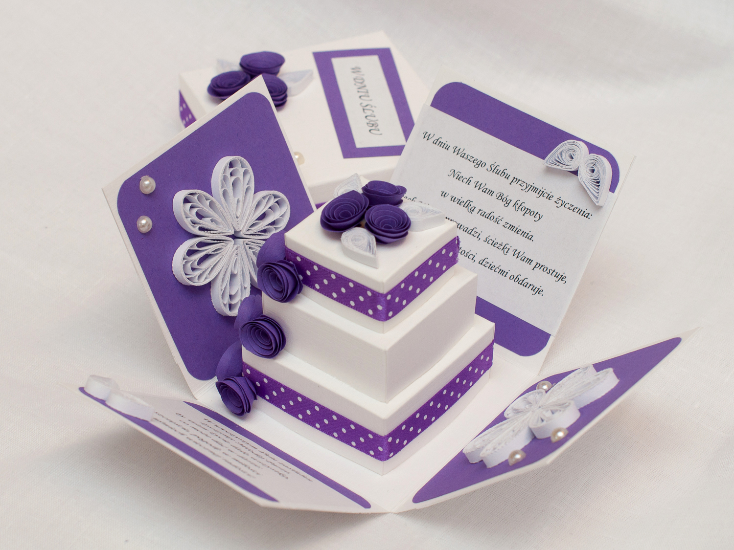 handmade greeting cards exploding box wedding anniversary birthday invitation