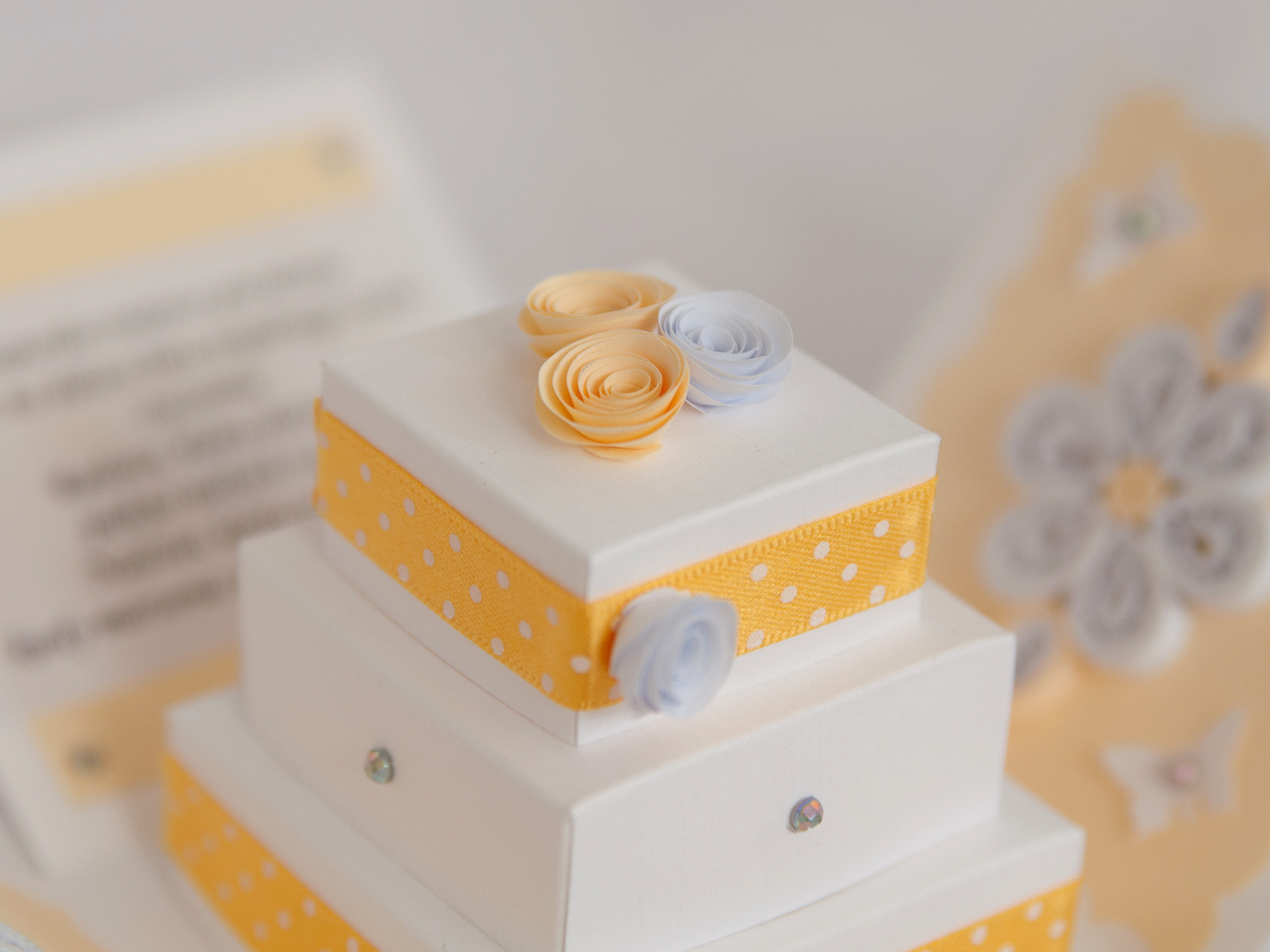 paper cake greeting card wedding anniversary