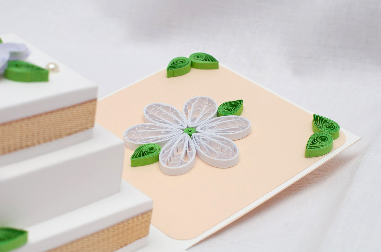 kwiaty quilling, quilled flowers, wedding invitations, wedding cards