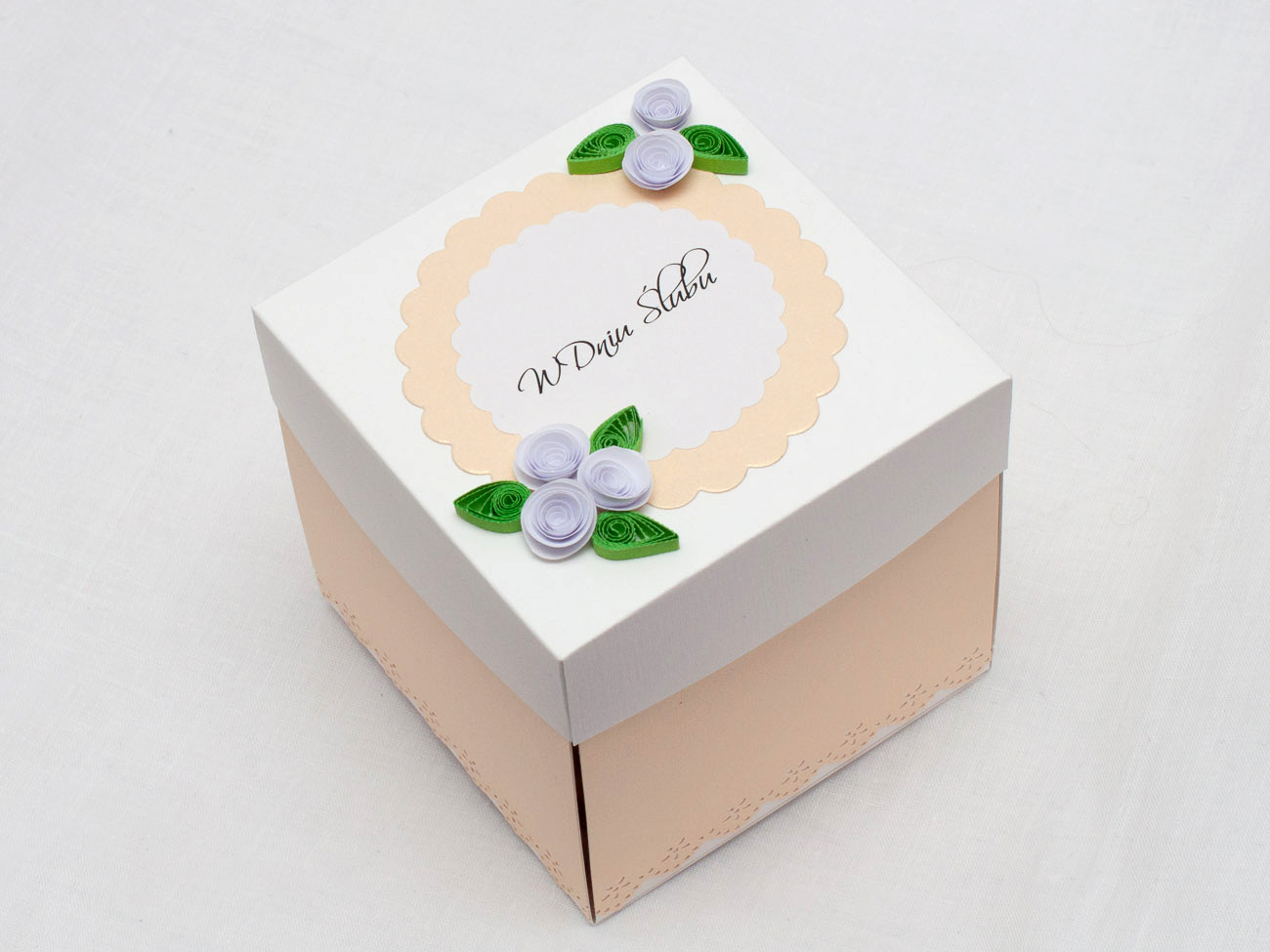 wedding exploding box quilling envelope wedding invitations handmade