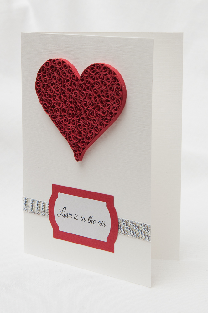 valentine's day cards handmade paper heart quilling