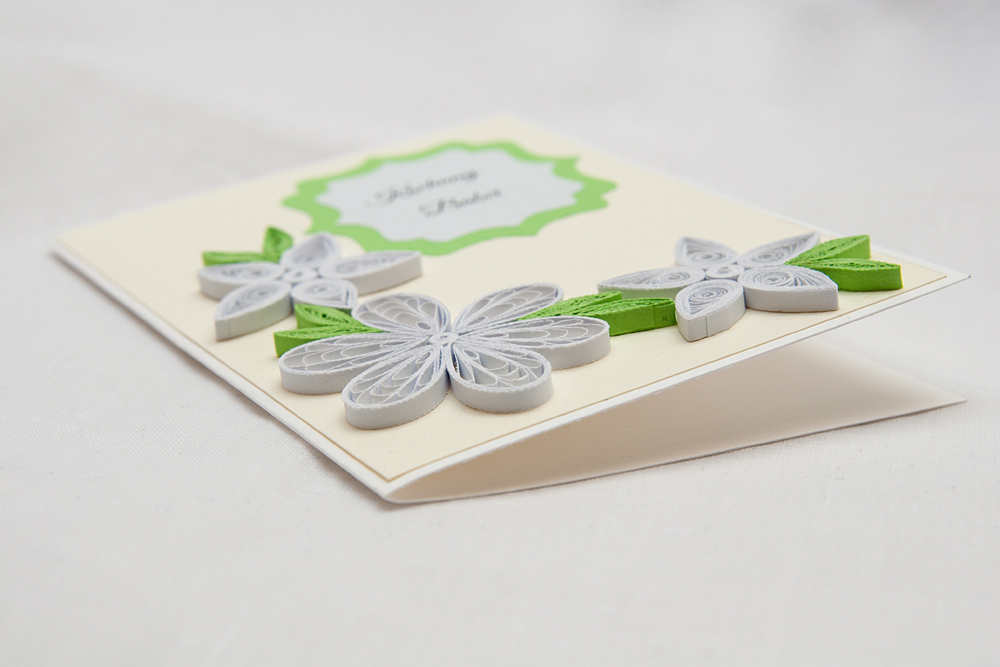 handmade cards for grandparents quilling