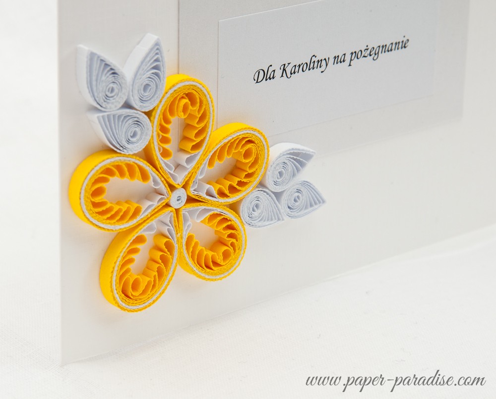 handmade farewell cards quilling