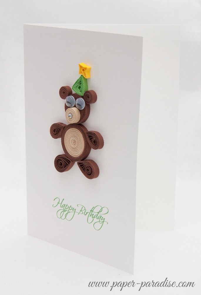 handmade birthday cards for kids quilling