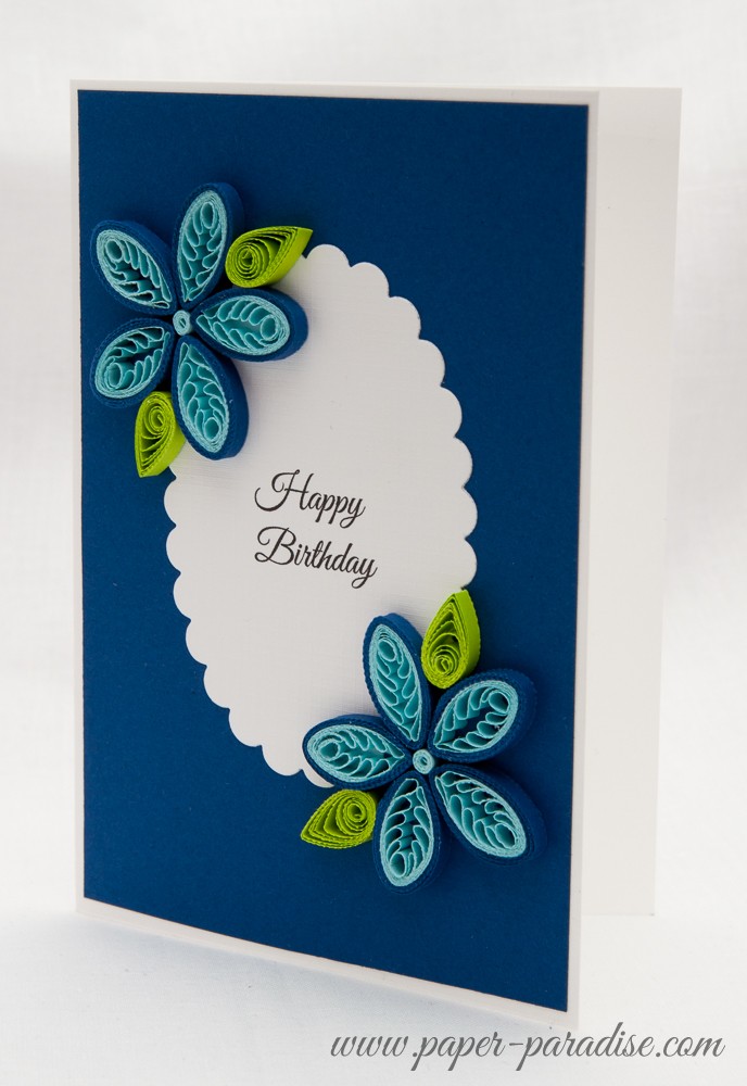 handmade cards quilling flowers