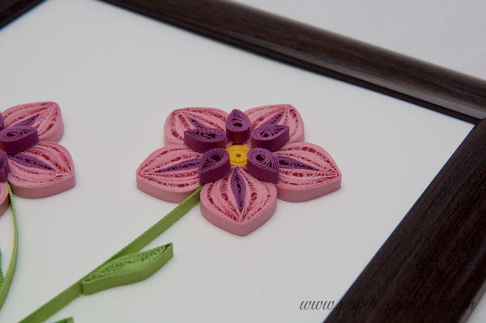 kwiaty quilling quilled flowers picture obrazek