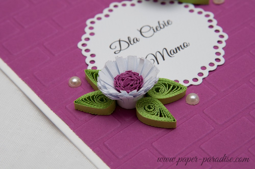 mother's day cards handmade quilling flowers