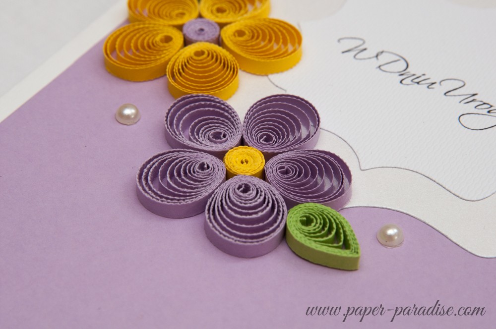birthday cards handmade personalized quilling