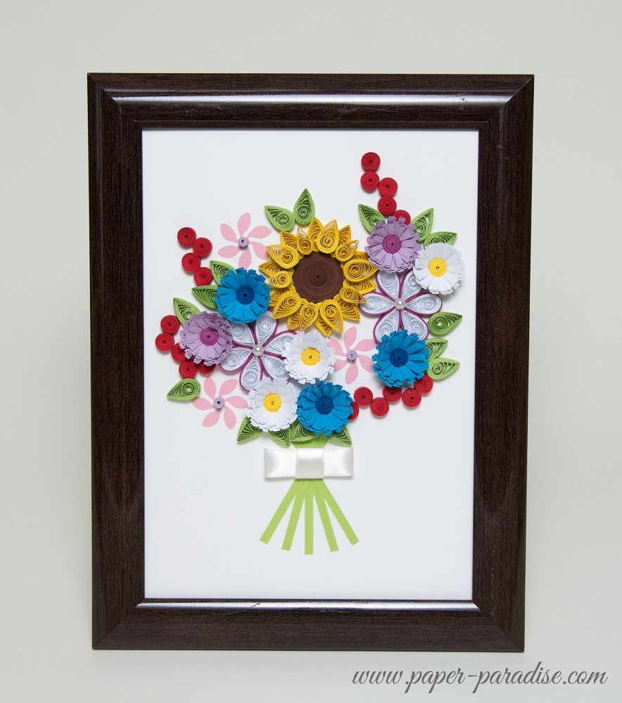 framed picture quilling framed quilling