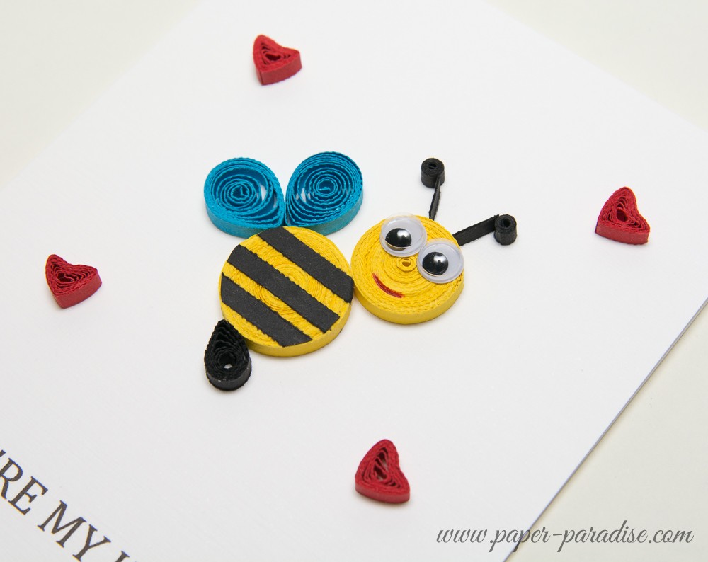quilling bee quilled bee pszczoła quilling