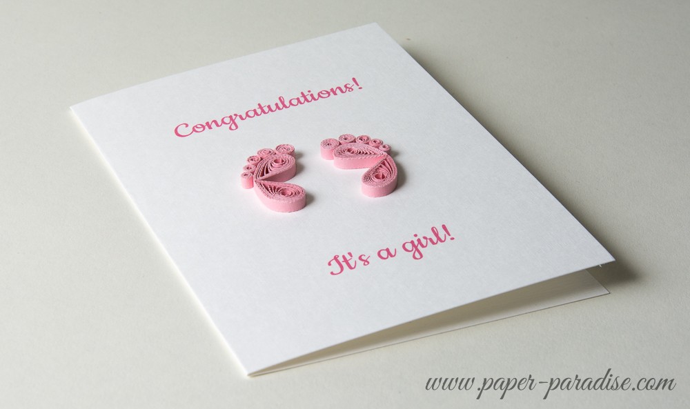 baby shower handmade invitations baby shower card quilling