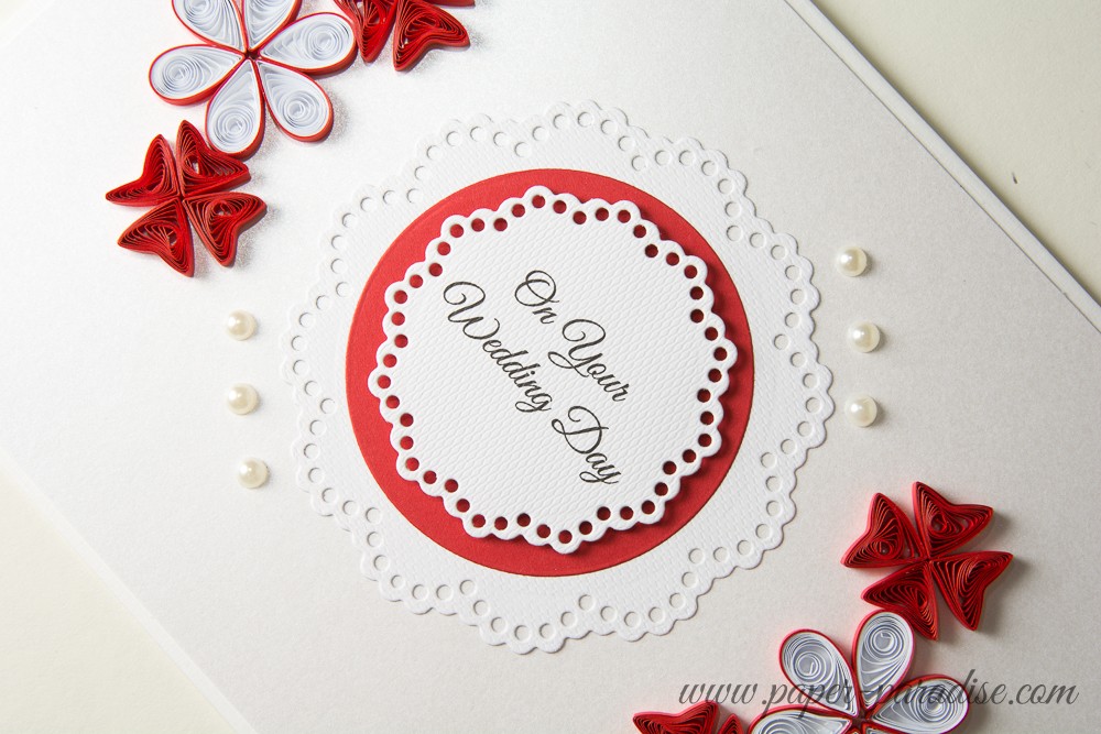 unique wedding cards handmade wedding invitations quilling custom cards