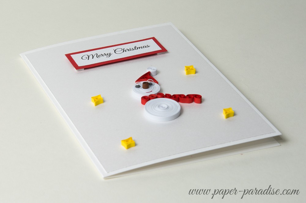 handmade christmas cards quilling snowman kartki boże narodzenie 2014