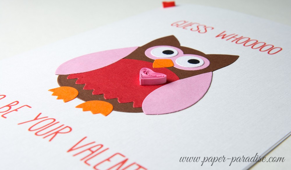 handmade valentine cards quilling unique valentines owl