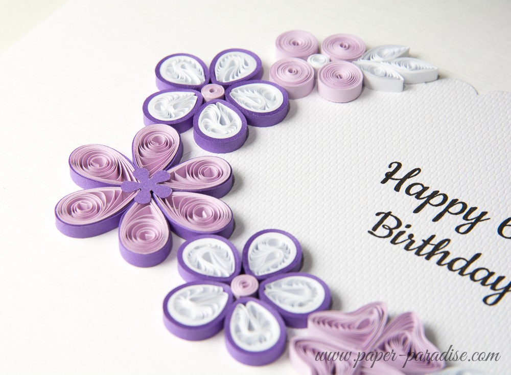 60th Birthday Card, Buon 60esimo Compleanno, Carta Quilling, biglietto di  compleanno -  Italia