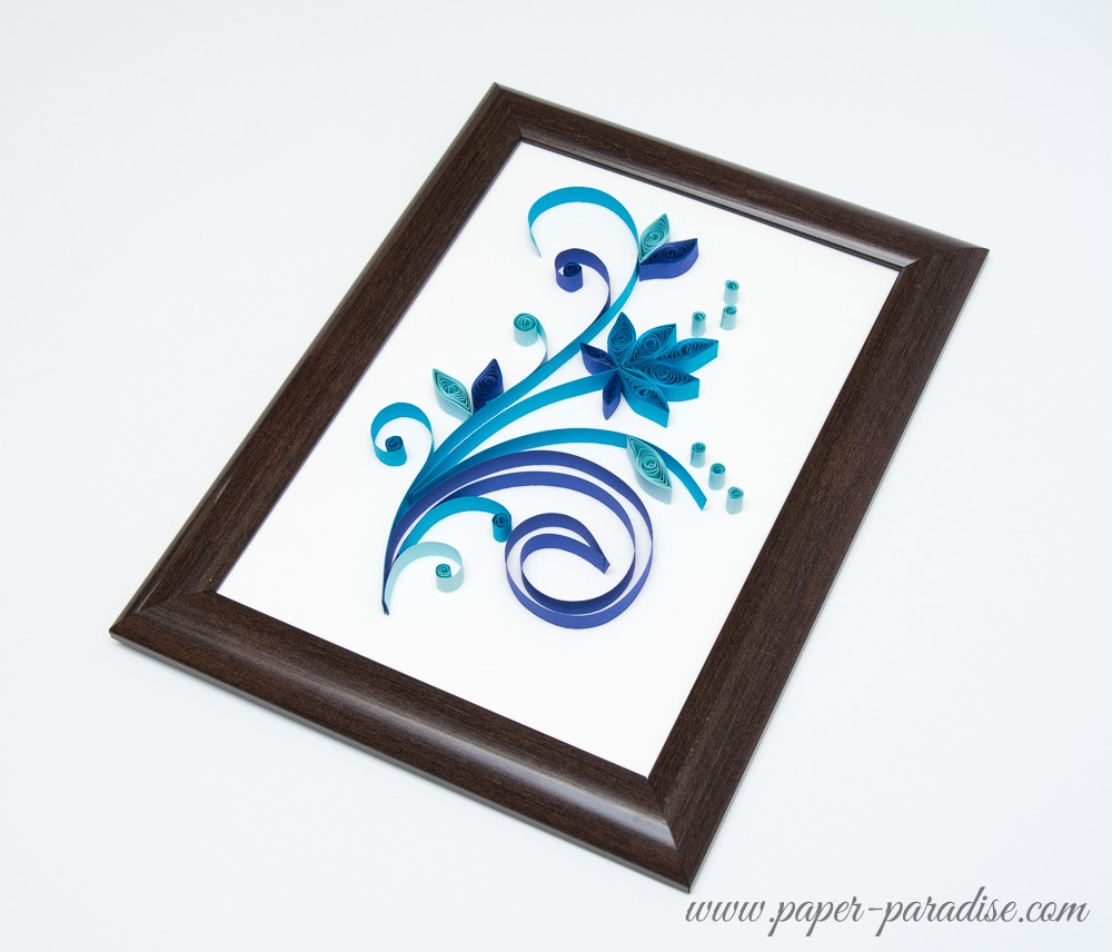 unique handmade framed picture quilling unique wall art quilling
