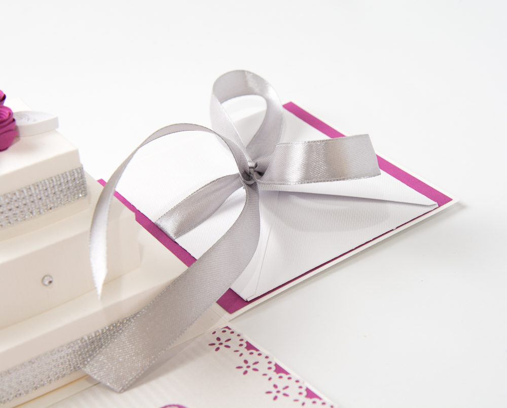 oryginalna kartka na ślub w pudełku exploding box quilling telegram ślubny kartka z okazji ślubu na pieniądze