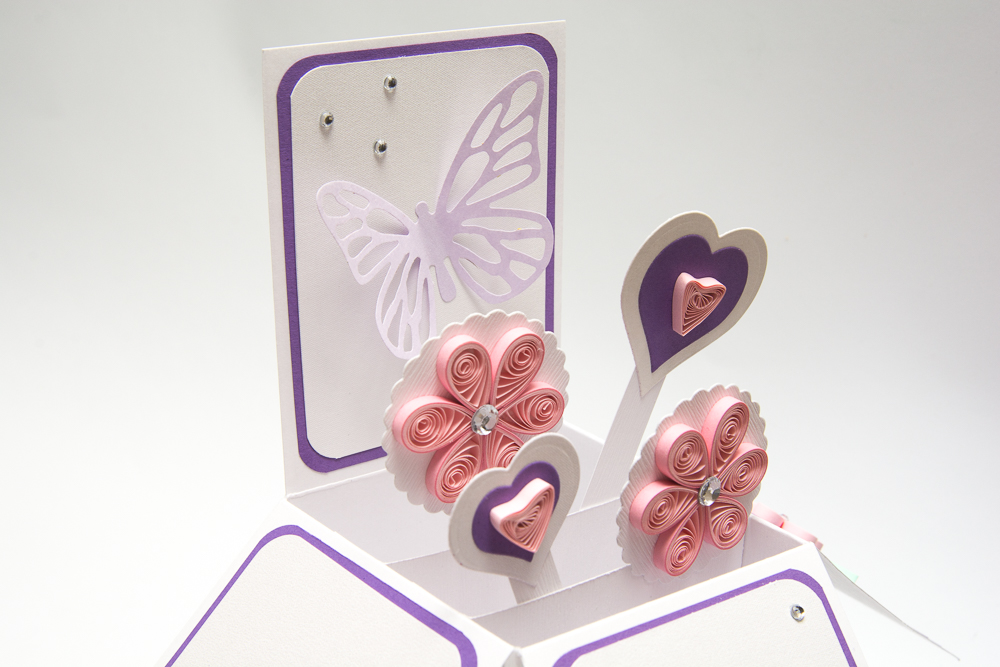 beautiful pop up wedding invitations etsy quilled box card exploding box
