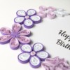 Kartka urodzinowa – kolor fioletowy