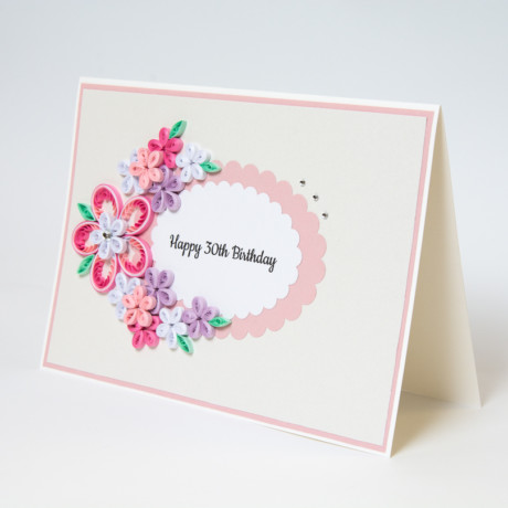 Kartka urodzinowa – kolory pastelowe