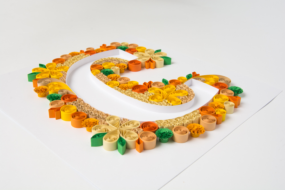 You are currently viewing Quilled Letter “C”