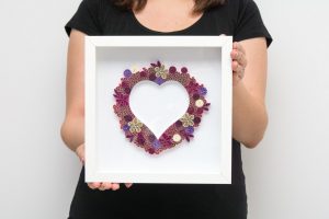 Read more about the article Framed Quilled Heart