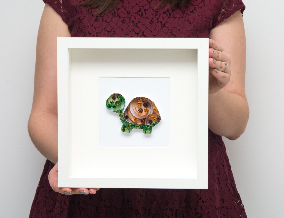 You are currently viewing Quilled Little Turtle