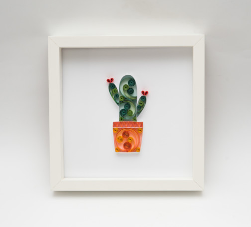 quilling wall art cactus framed paper art modern home decor cute nursery art botanical modern art etsy