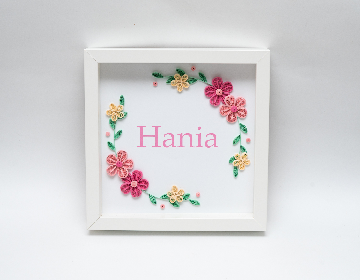 You are currently viewing Unique Nursery Art – A Cute Floral Wreath Baby Name Sign