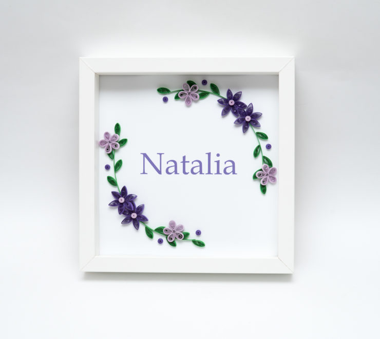 Read more about the article Cute Handmade Name Sign – Baby Girl Room Decor