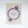 Zaproszenia ślubne – kolor liliowy – 5 sztuk