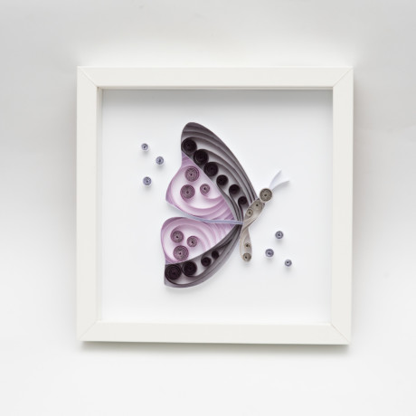 Obrazek – Fioletowy motyl