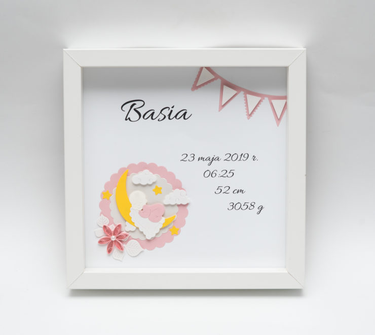 Read more about the article Unique Nursery Wall Art – Framed Baby Stats