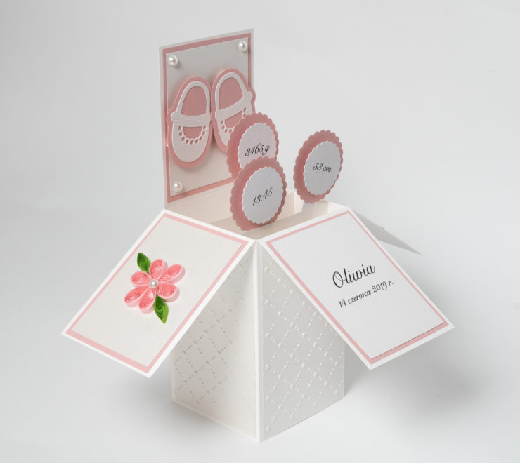 Read more about the article Handmade Pop Up Box Card – Unique Baby Shower Invite
