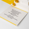 Kartka na ślub – Exploding box, żółty