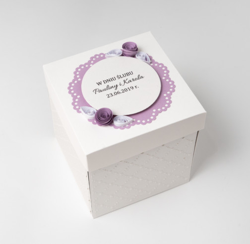 unique handmade wedding invitations exploding box with cake etsy