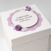 Kartka na ślub – Exploding box, fioletowy