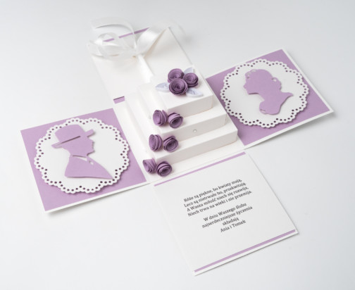 unusual wedding invitations handmade exploding box with cake 3d wedding invites etsy