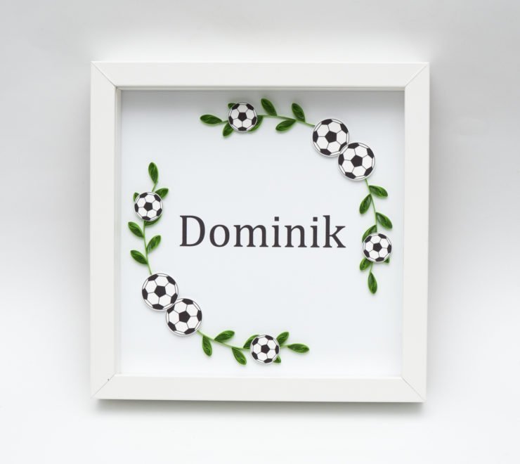 Read more about the article Handmade Name Sign for a Football Fan – Boy Room Decor