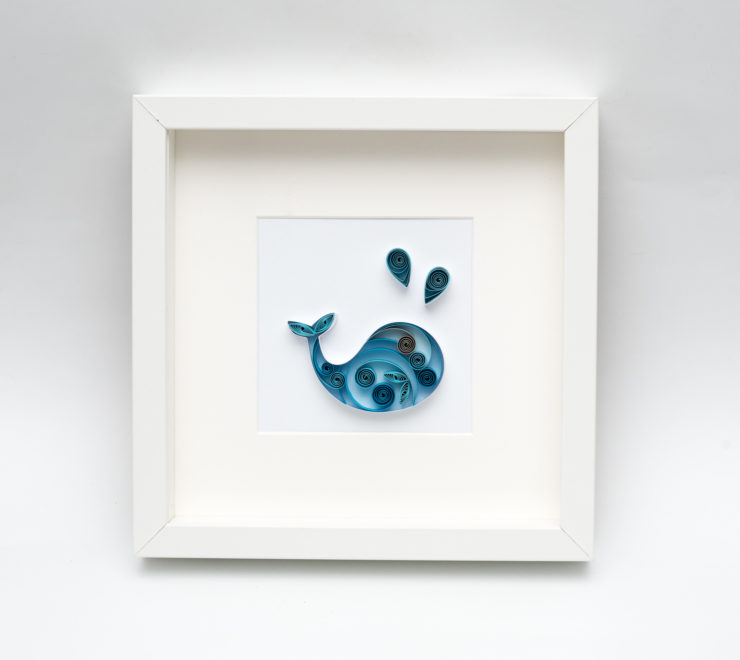 Read more about the article Quilling Whale Wall Art – Unique Nursery Decor