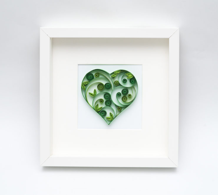 Read more about the article Quilling Heart Wall Art – Beautiful and Unique Anniversary Gift