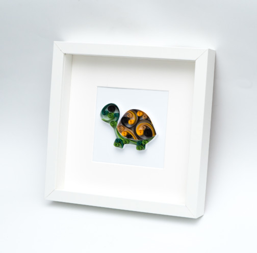 unique quilling wall art cute little turtle nursery art etsy