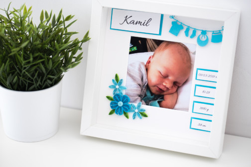 unique nursery decor baby boy photo frame quilling birth announcement etsy baby shower gift