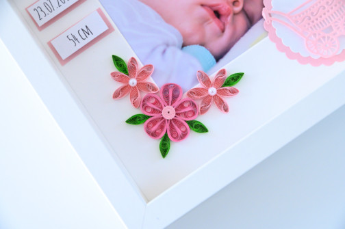 personalized baby girl room wall art etsy decorative baby photo frame quilling