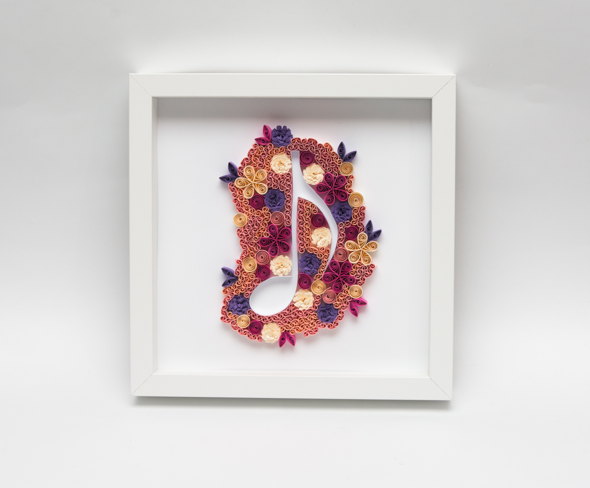 You are currently viewing Quilling Wall Art – Pink Musical Note