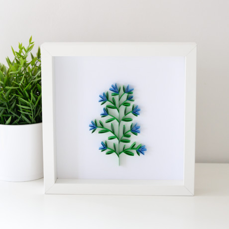 Obrazek – Niebieskie kwiaty