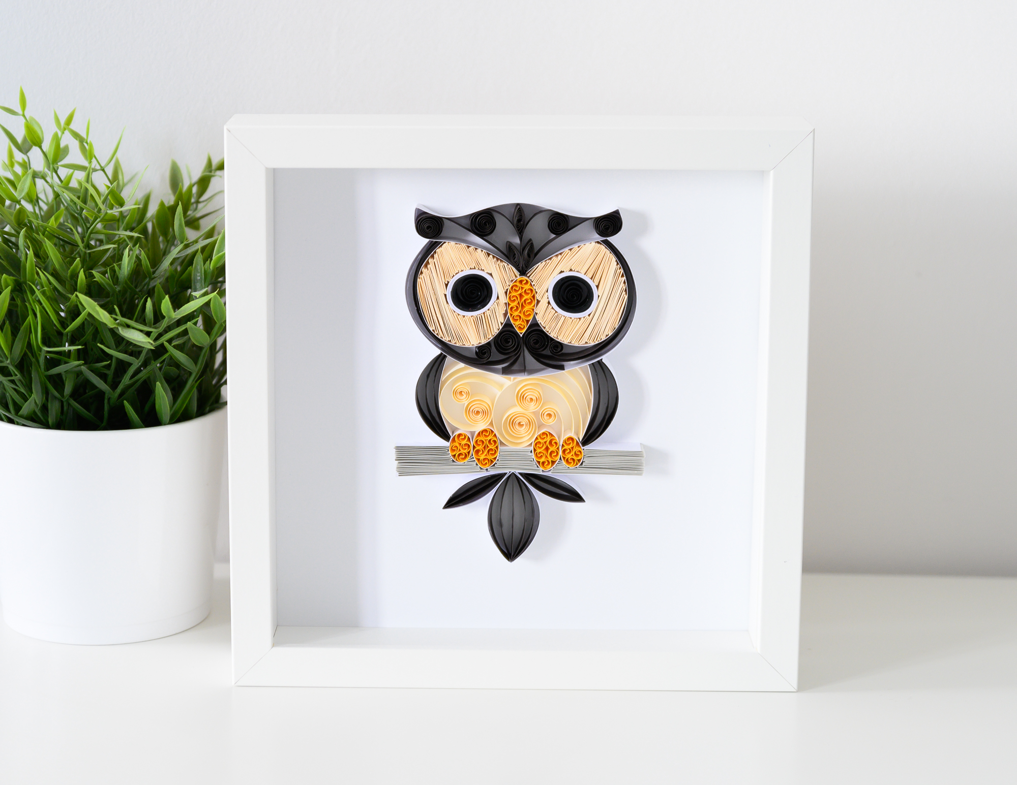 Read more about the article Paper Owl Wall Art – Wild Animals Kids Room Decor