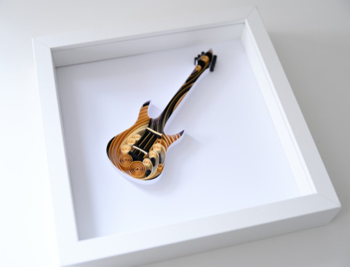 oryginalny prezent dla fana muzyki obrazek z gitarą sklep internetowy