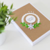 Ślubna kartka w pudełku – rustykalna
